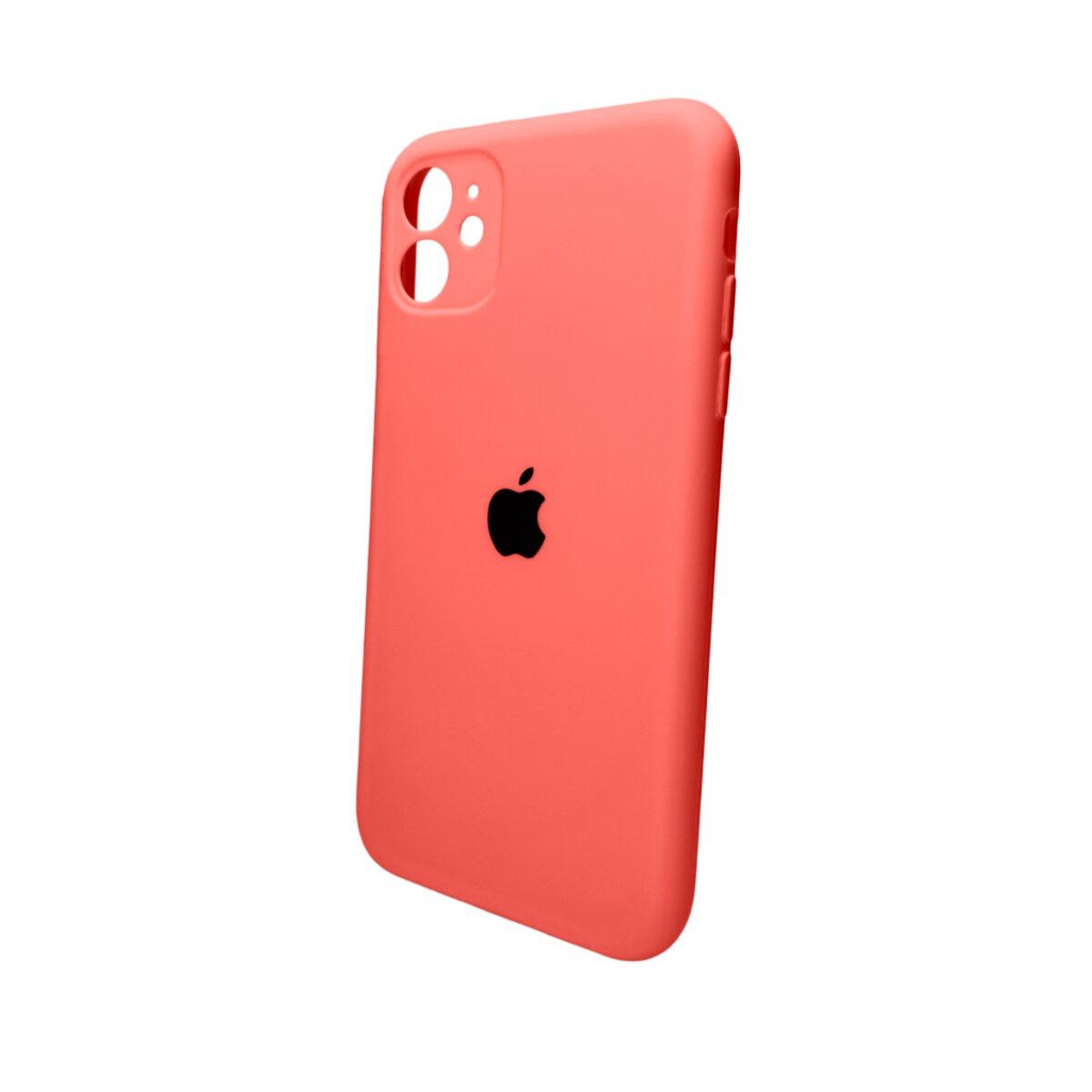 Чохол для смартфона Silicone Full Case AA Camera Protect for Apple iPhone 11 Pro Max кругл 18,Peach lly
