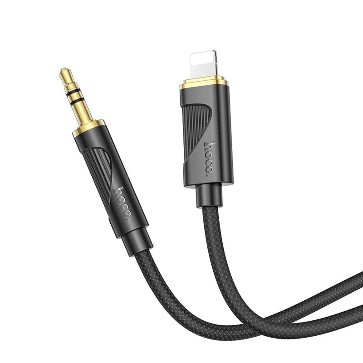 Аудiокабель HOCO UPA30 Friend digital audio conversion cable iP Black lly