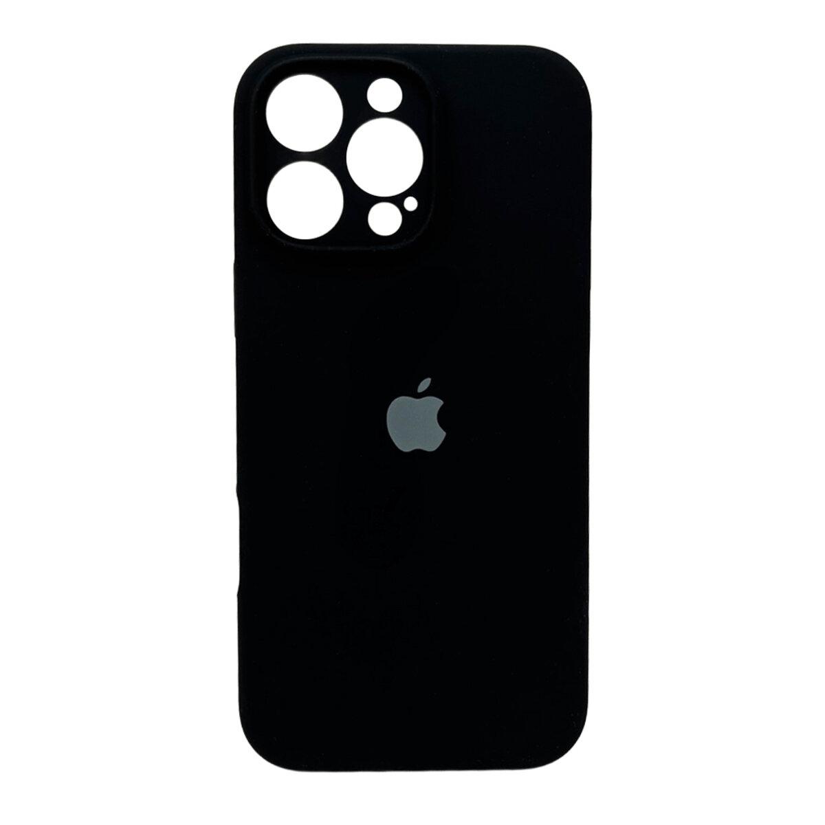 Чохол для смартфона Silicone Full Case AA Camera Protect for Apple iPhone 16 Pro Max 14,Black lly