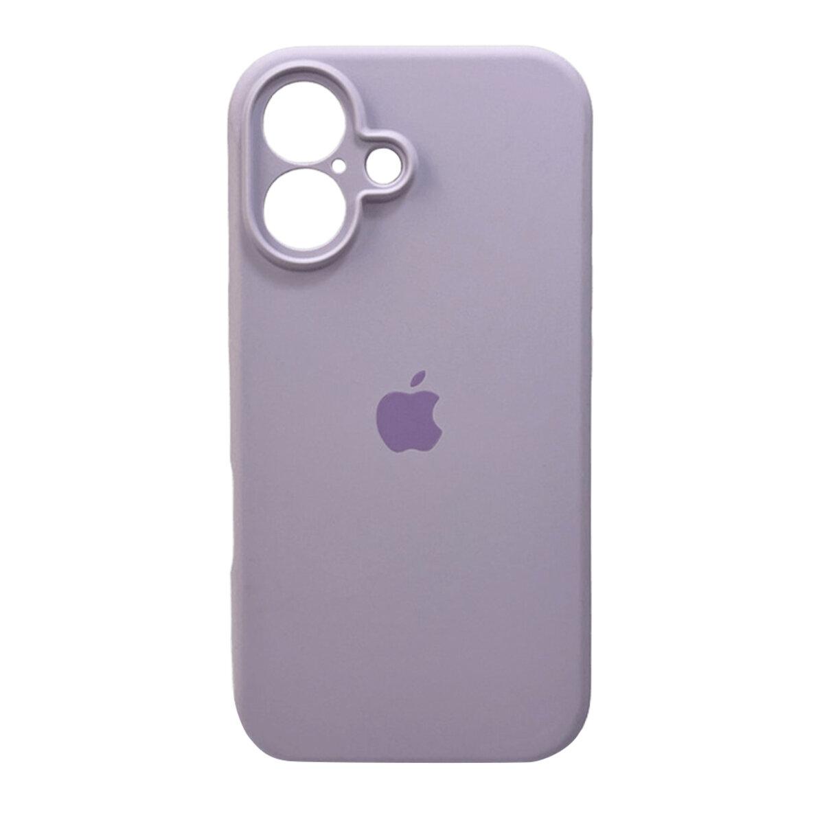 Чохол для смартфона Silicone Full Case AA Camera Protect for Apple iPhone 16 58,Lilac lly