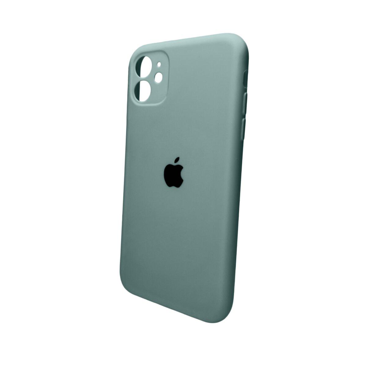 Чохол для смартфона Silicone Full Case AA Camera Protect for Apple iPhone 11 Pro Max кругл 46,Pine Green lly