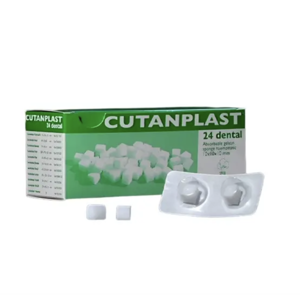 Гемостатична губка Cutanplast 10х10х10 мм 24 шт.