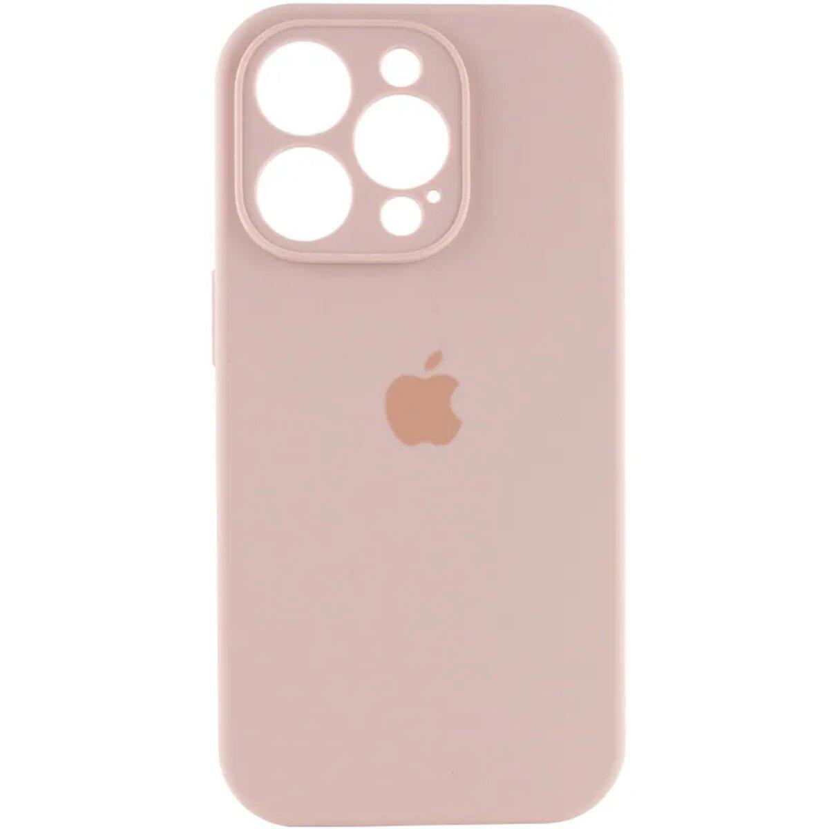 Чохол для смартфона Silicone Full Case AA Camera Protect for Apple iPhone 14 Pro Max 15,Pink Sand lly