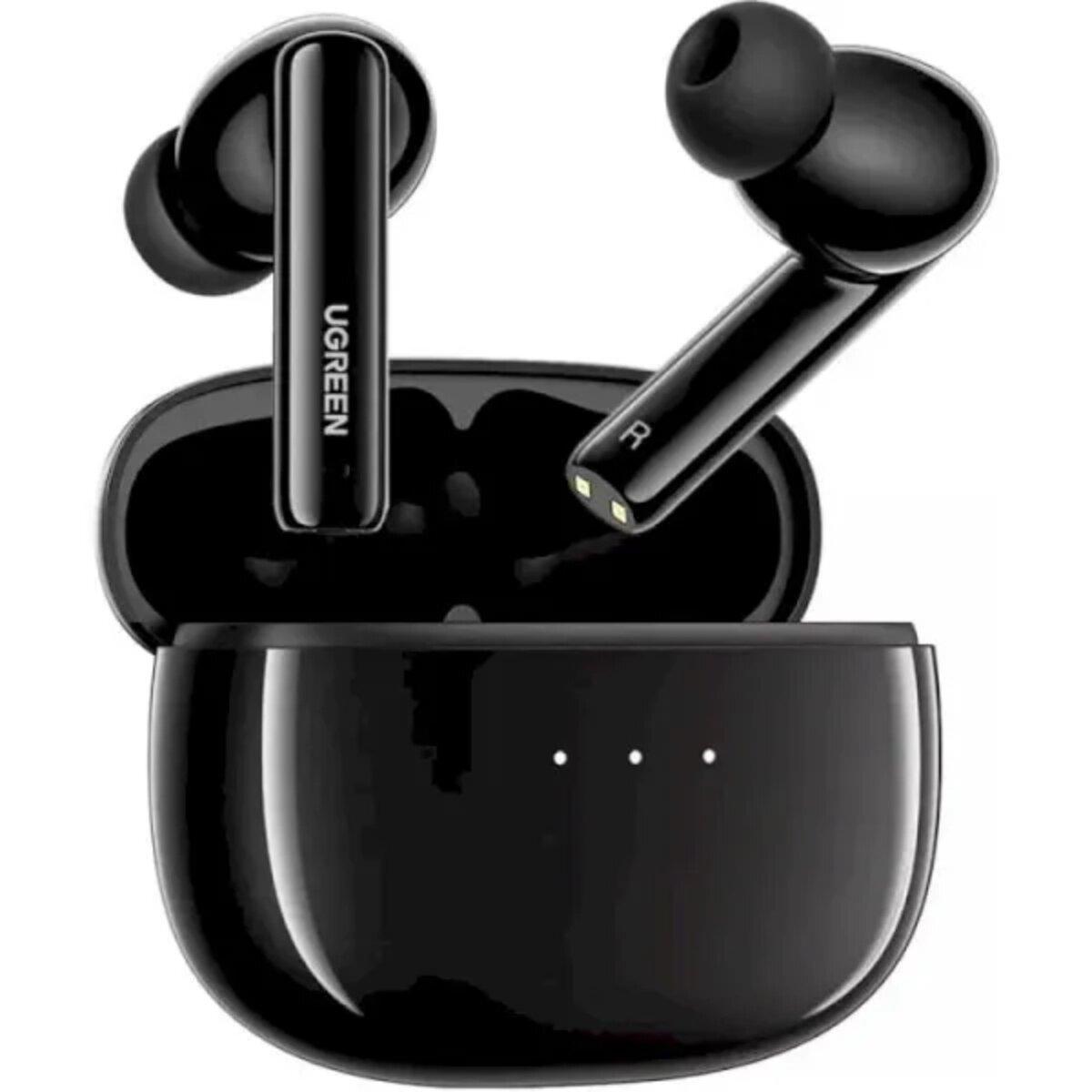 Бездротові навушники UGREEN WS106 HiTune T3 Active Noise-Cancelling Wireless Earbuds (Black)(UGR-90401) lly