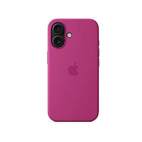 Чохол для смартфона Silicone Full Case AAA MagSafe IC for iPhone 16 Moon Red ly