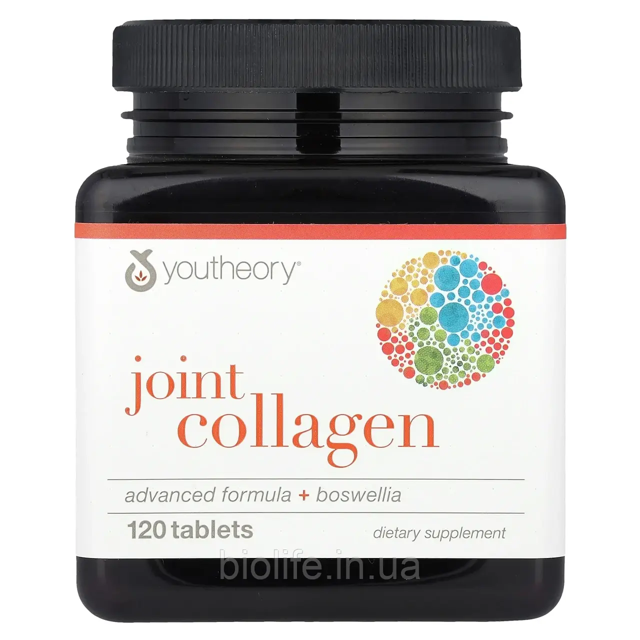 Youttheory, колаген для суглобів, удосконалена формула з босвеллією, 120 таблетки YOU-00333, оригінал, фото 1