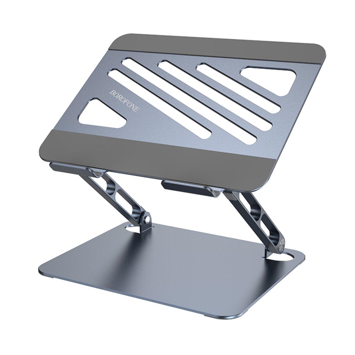 Підставка для ноутбука BOROFONE BH115 Plus Vito metal notebook stand Metal Gray lly