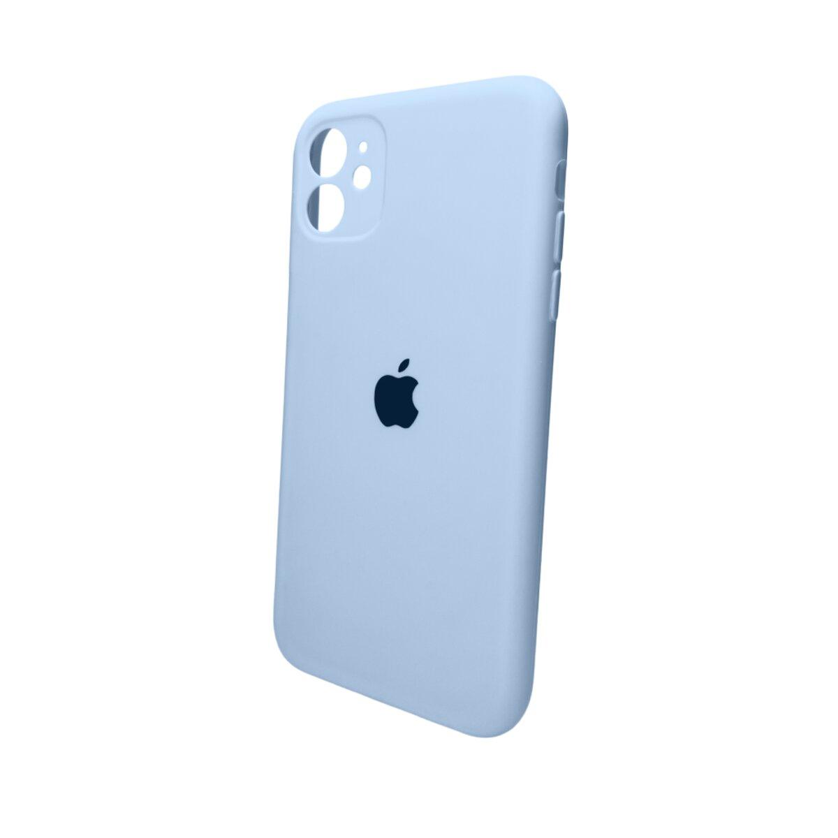 Чохол для смартфона Silicone Full Case AA Camera Protect for Apple iPhone 11 кругл 27,Mist Blue lly