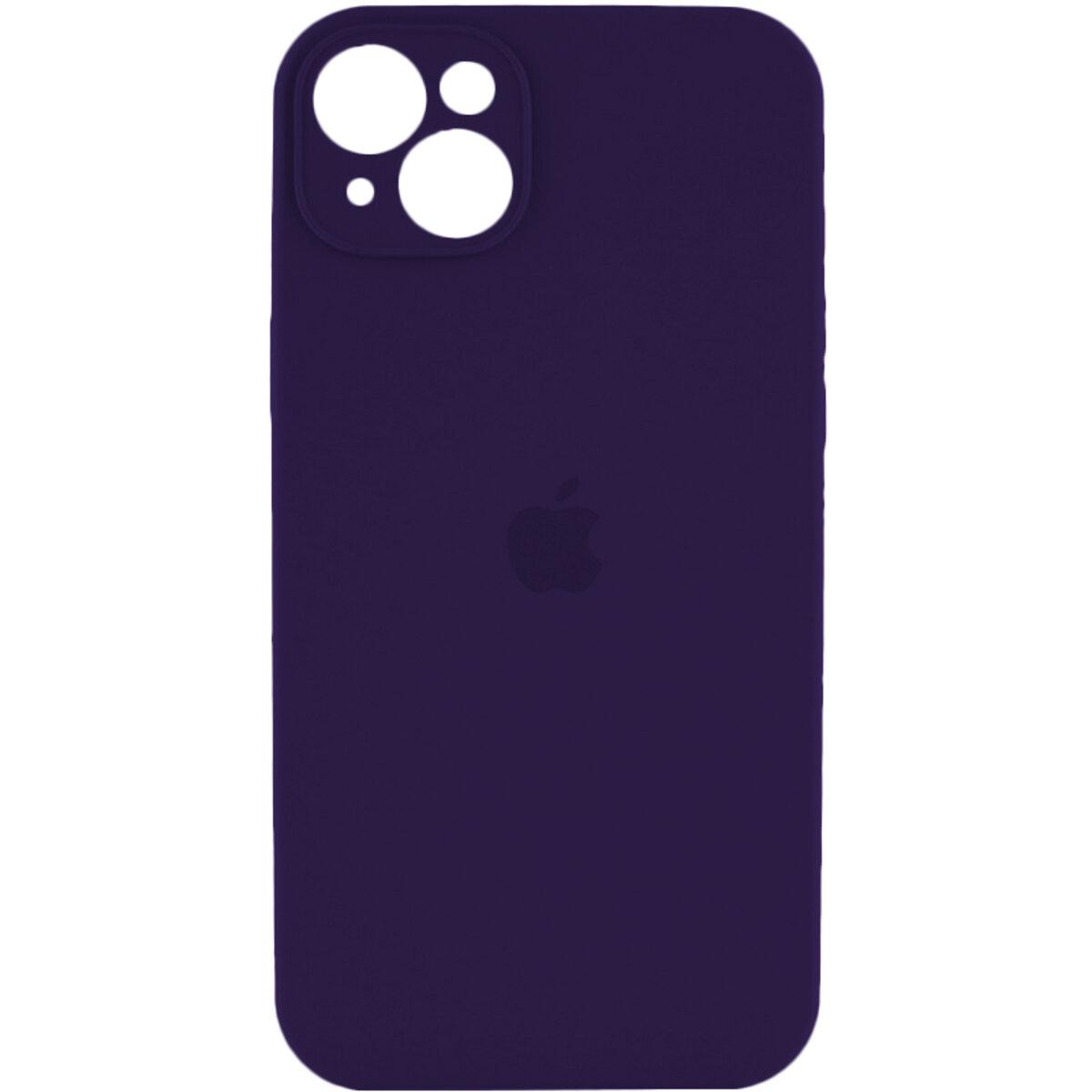 Чохол для смартфона Silicone Full Case AA Camera Protect for Apple iPhone 14 59,Berry Purple lly
