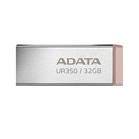 Флеш-накопичувач ADATA USB 3.2 UR 350 32Gb Silver/Beige ly
