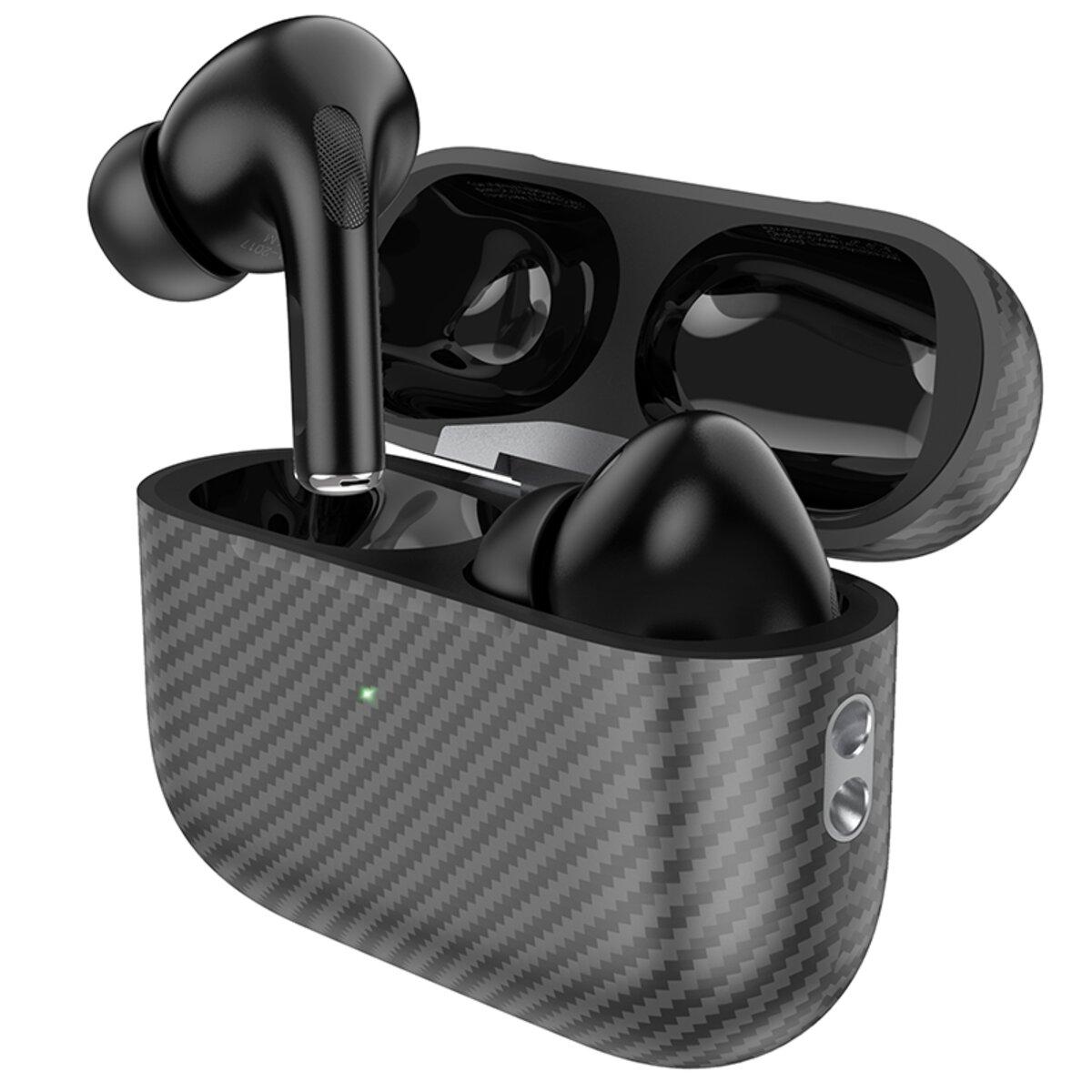 Навушники HOCO EW47 Plus True wireless stereo headset(carbon fiber pattern version) Black lly