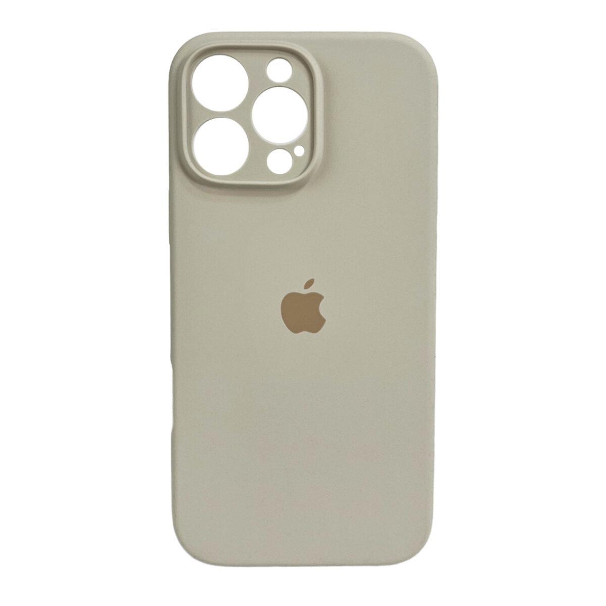 Чохол для смартфона Silicone Full Case AA Camera Protect for Apple iPhone 16 Pro 9,Antique White lly