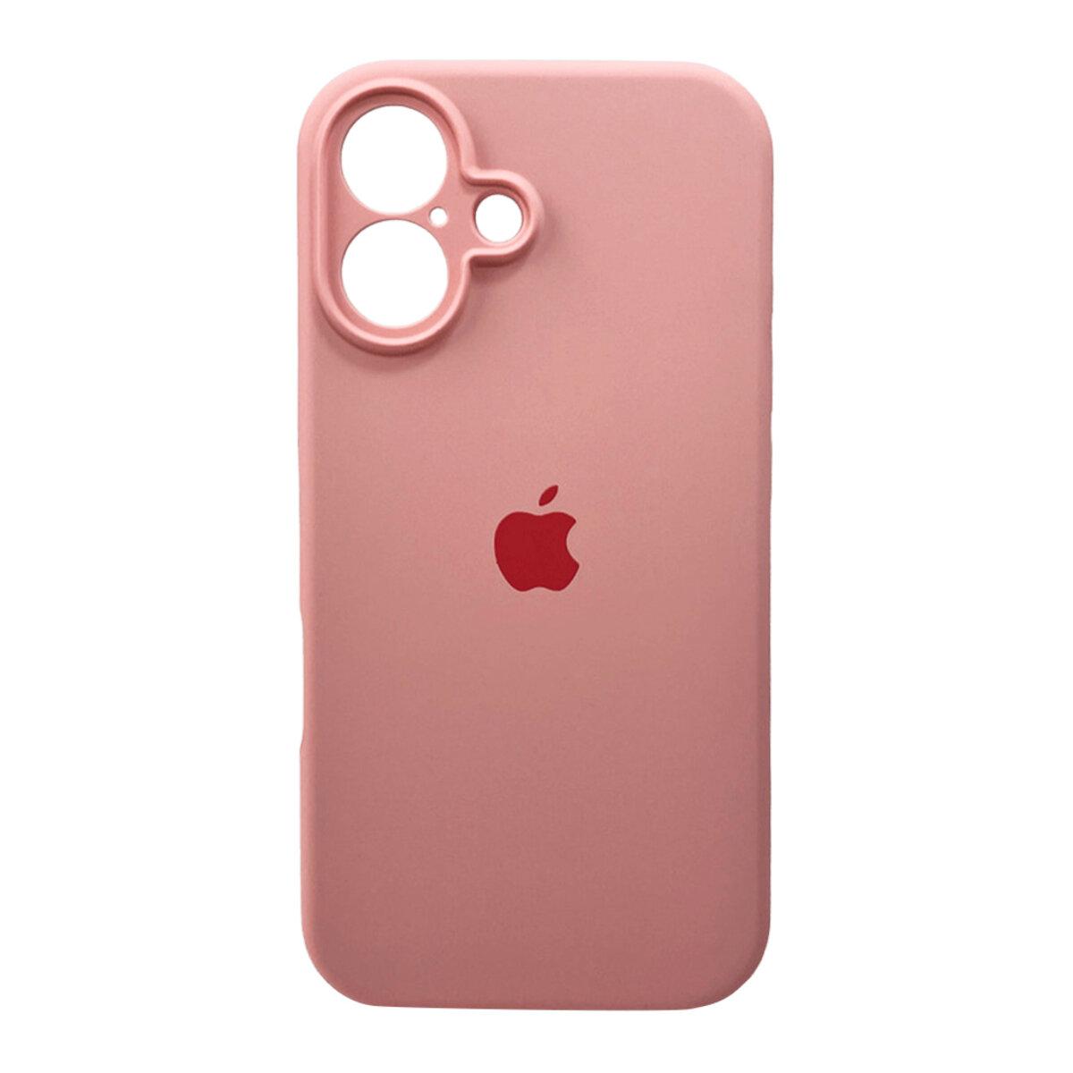 Чохол для смартфона Silicone Full Case AA Camera Protect for Apple iPhone 16 41,Pink lly
