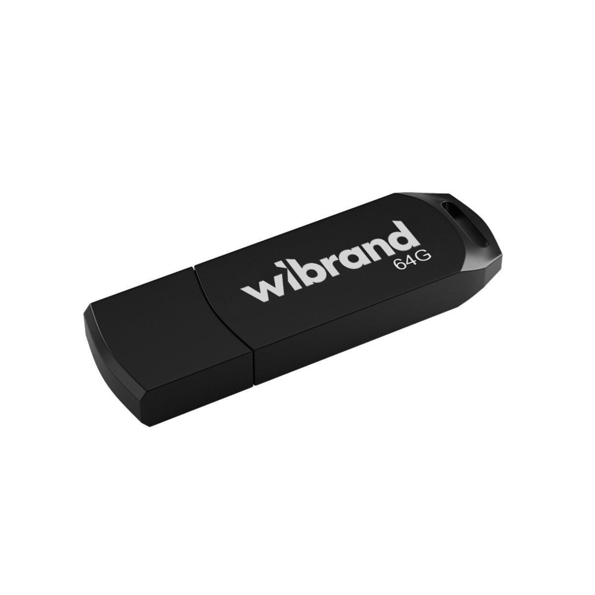 Флеш-накопичувач Wibrand USB 2.0 Mink 64Gb Black yL.