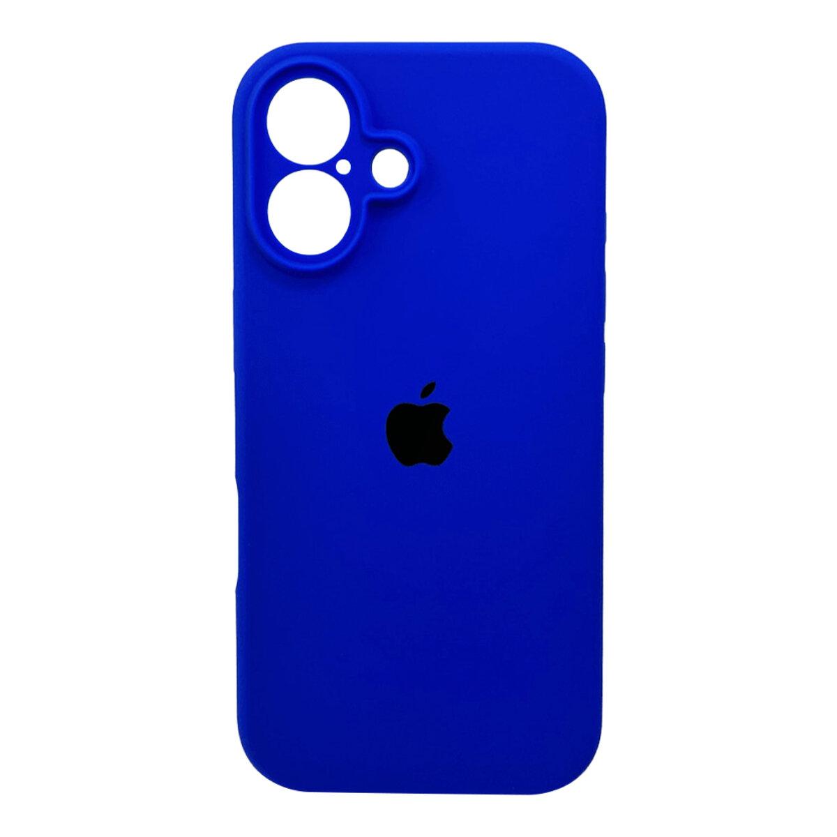 Чохол для смартфона Silicone Full Case AA Camera Protect for Apple iPhone 16 45,Shiny Blue lly