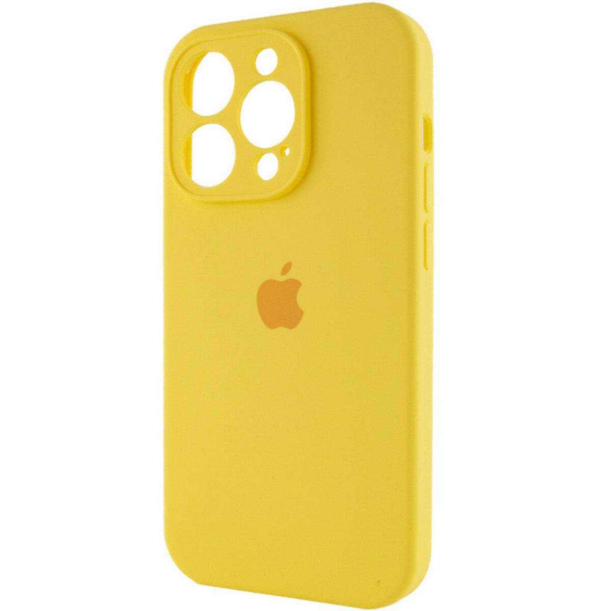 Чохол для смартфона Silicone Full Case AA Camera Protect for Apple iPhone 15 Pro 56,Sunny Yellow lly