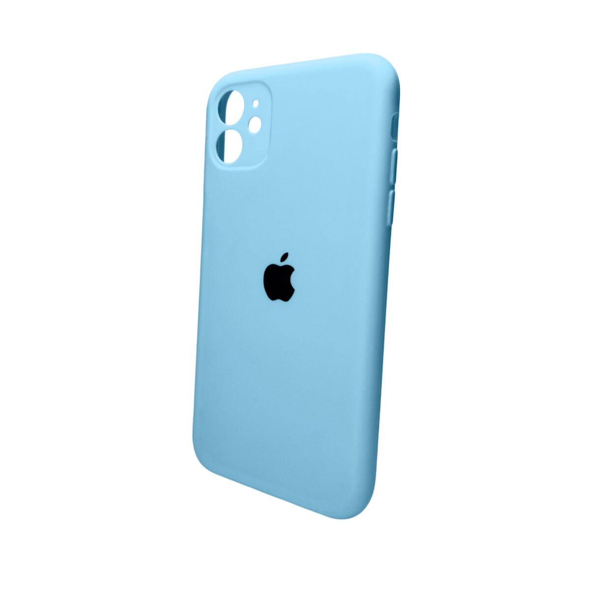 Чохол для смартфона Silicone Full Case AA Camera Protect for Apple iPhone 11 Pro Max кругл 44,Light Blue lly