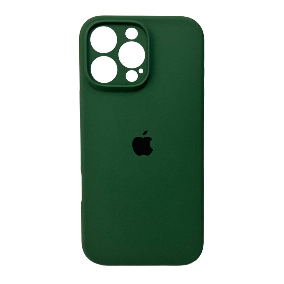Чохол для смартфона Silicone Full Case AA Camera Protect for Apple iPhone 16 Pro 46,Pine Green lly