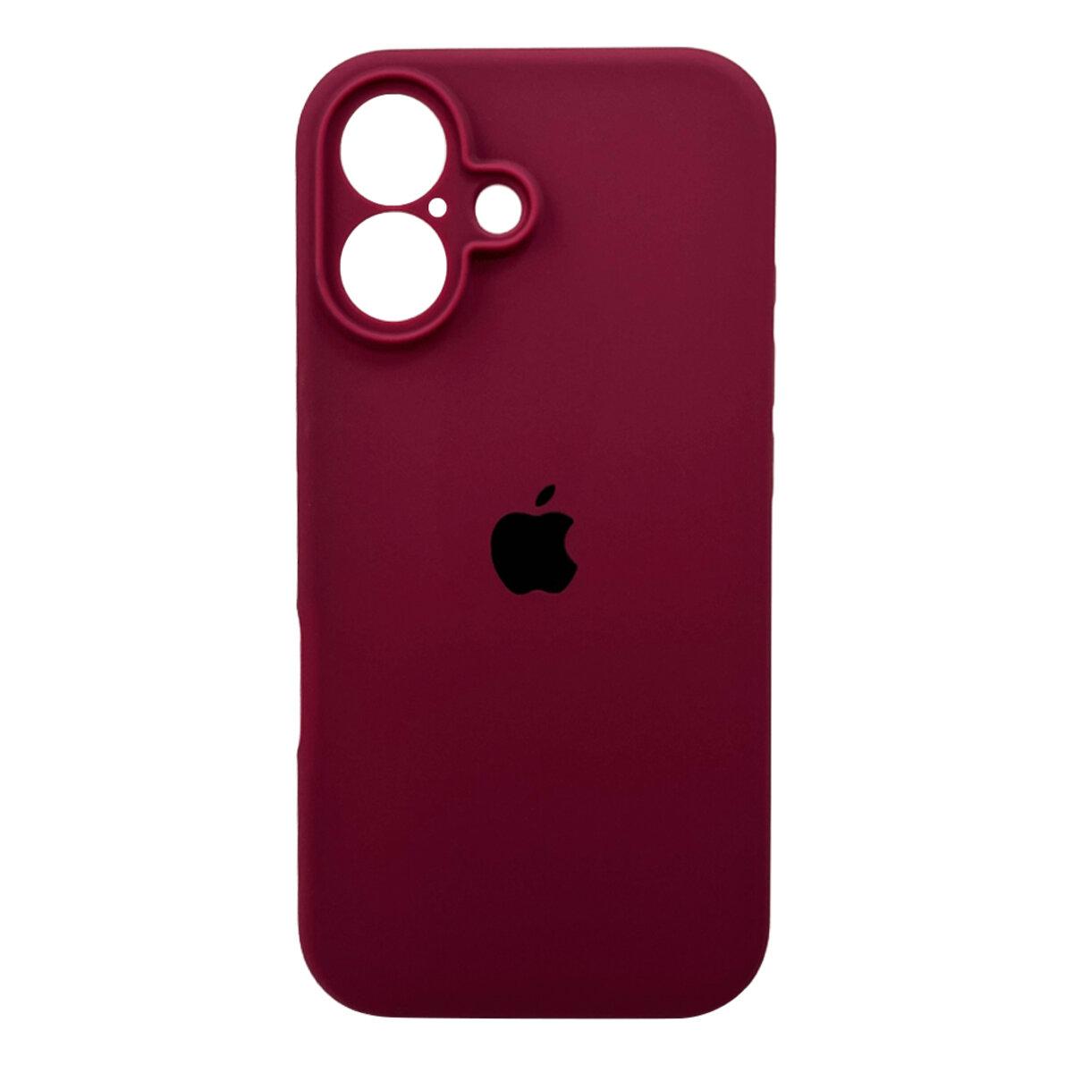 Чохол для смартфона Silicone Full Case AA Camera Protect for Apple iPhone 16 47,Plum lly