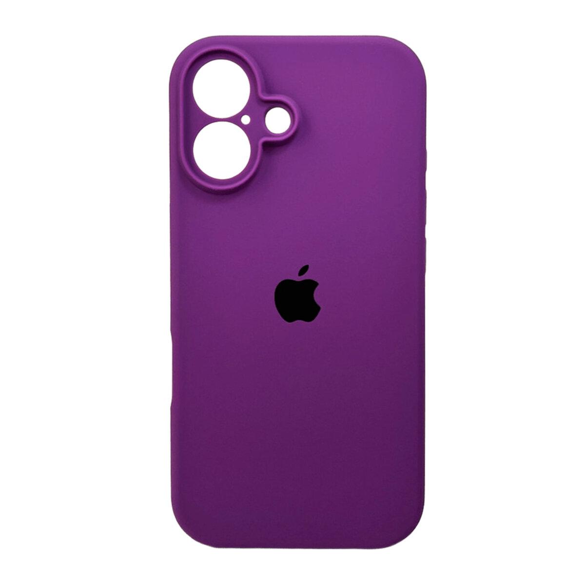 Чохол для смартфона Silicone Full Case AA Camera Protect for Apple iPhone 16 19,Purple yL., фото 1