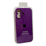Чохол для смартфона Silicone Full Case AA Camera Protect for Apple iPhone 16 19,Purple yL., фото 2