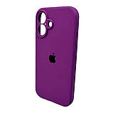 Чохол для смартфона Silicone Full Case AA Camera Protect for Apple iPhone 16 19,Purple yL., фото 4