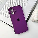 Чохол для смартфона Silicone Full Case AA Camera Protect for Apple iPhone 16 19,Purple yL., фото 6