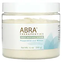 Abracadabra, Abra Therapeutics, Скраб для ніг, перцева м'ята та верба, 340 г (12 унцій) Дніпро