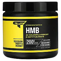 Primaforce, HMB, бета-гідрокси-бета-метилбутират кальцію, без смакових добавок, 200 г (7,1 унції) Дніпро