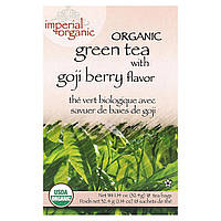 Uncle Lee's Tea, Imperial Organic, Зелений чай із ягодами годжі, 18 чайних пакетів, 1,14 унцій (32,4 г)