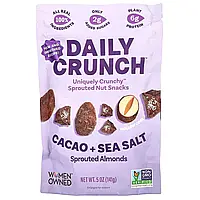 Daily Crunch, проріс мигдаль, какао та морська сіль, 141 г (5 унцій) Дніпро