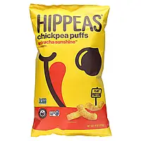 Hippeas, Шарки з нуту, Шрірача Саншайн, 113 г (4 унції) Дніпро