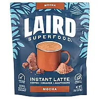 Laird Superfood, розчинний лате, кава + вершки + адаптогени, моко, 227 г (8 унцій)