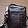 Сумка чоловіча з щільної шкіри 14995 Vintage Чорна, фото 8