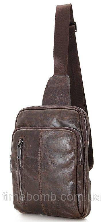 Сумка чоловіча Vintage 14415 Коричнева