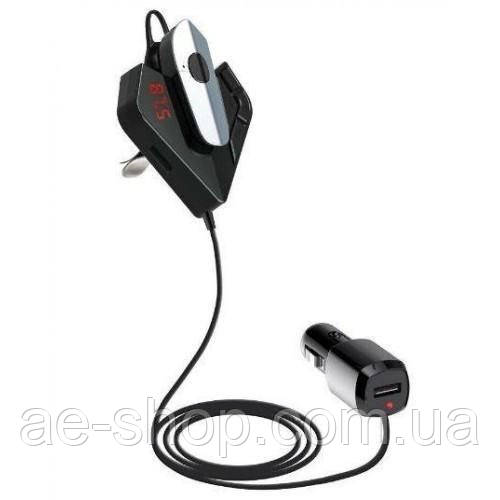 Трансмітер FM V11 BT з Bluetooth гарнітурою модулятор, блютуз фм передавач для автомагнітоли