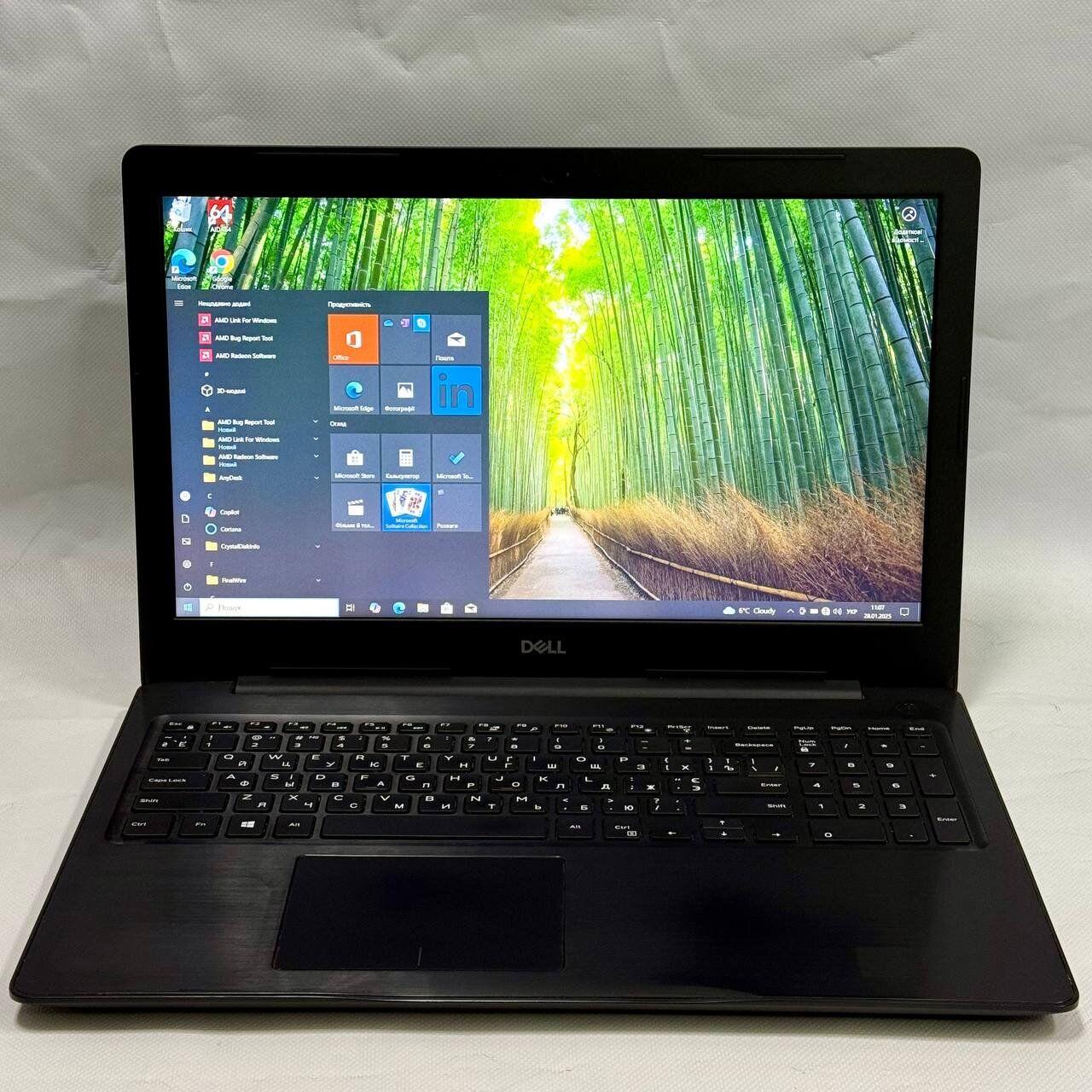 Б/в Ноутбук Б-клас Dell Inspiron 15 5570 15.6" 1920x1080| i5-8250U| 16GB RAM| 256GB SSD+500GB HDD| Radeon 530 2GB