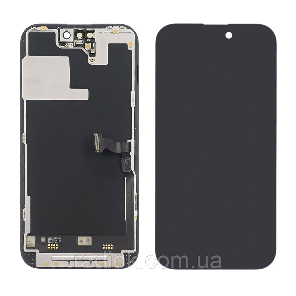 Дисплей для Apple iPhone 14 Pro з чорним тачскрином Original (переклеєне скло)