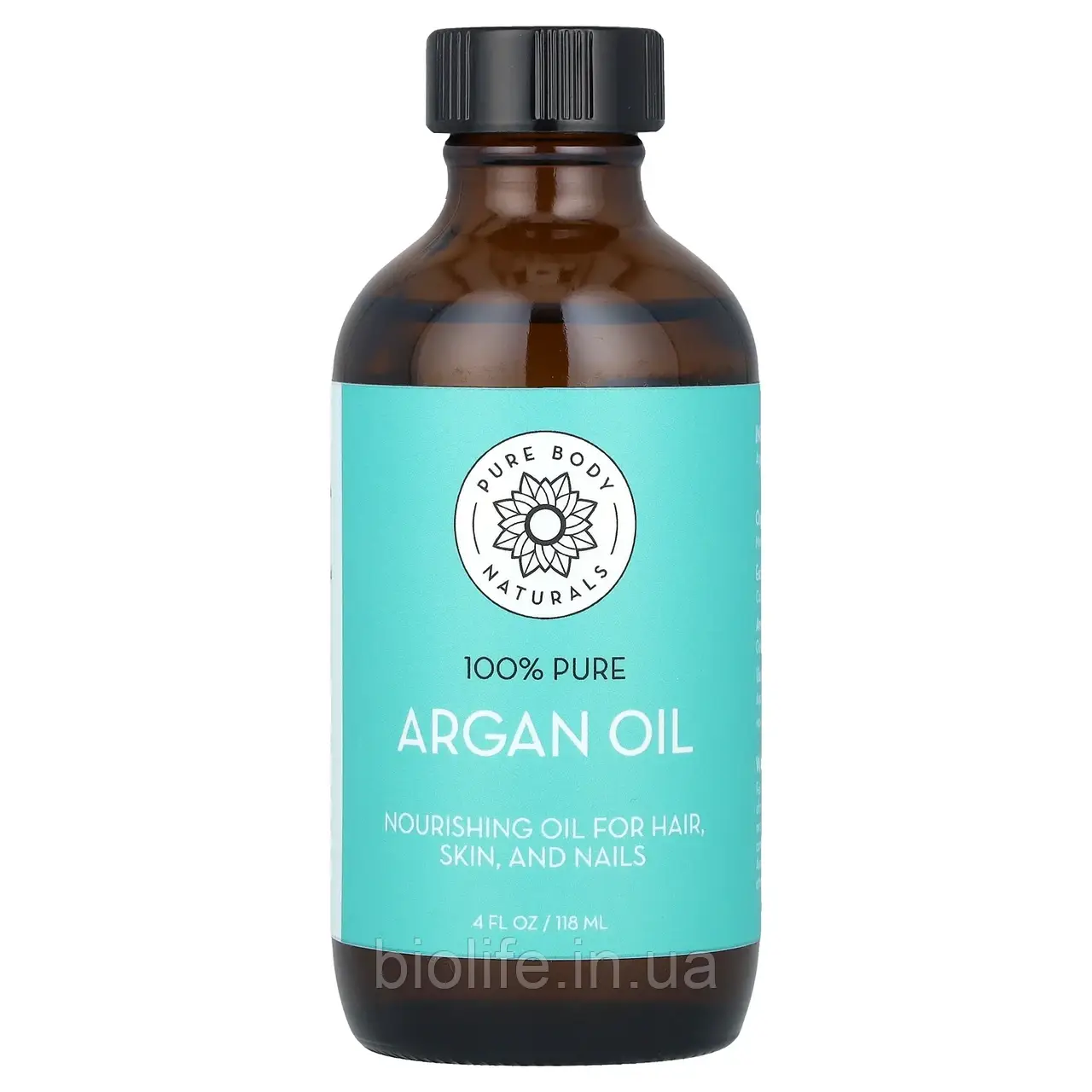 Pure Body Naturals, Арганова олія, 120 мл (4 рідк. Унції) оригінал, фото 1