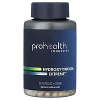 ProHealth Longevity, Hydroxytyrosol Extreme, 25 мг, 90 вегетаріанських капсул