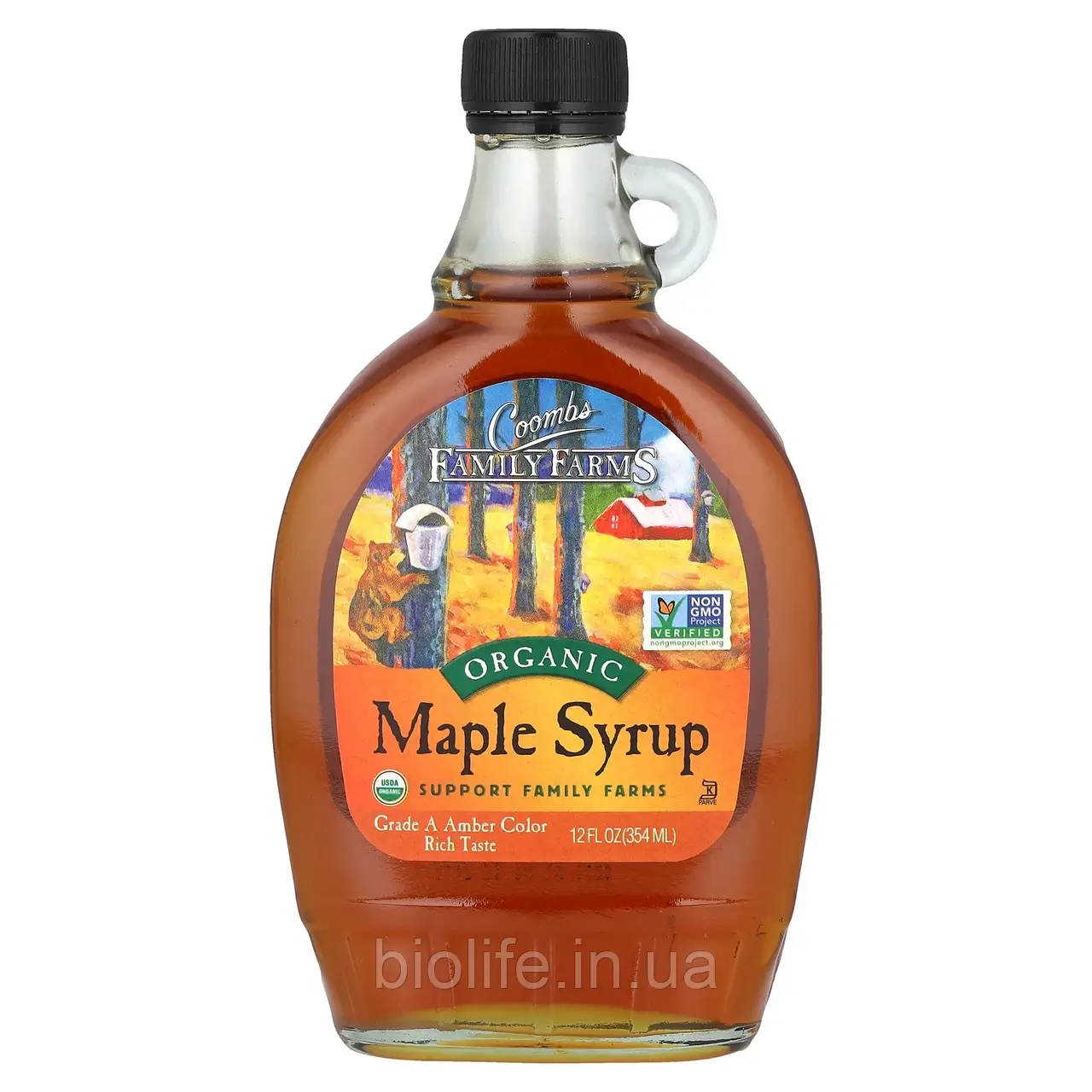 Coombs Family Farms, органічний кленовий сироп, 354 мл (12 рідкий. унций) оригінал, фото 1