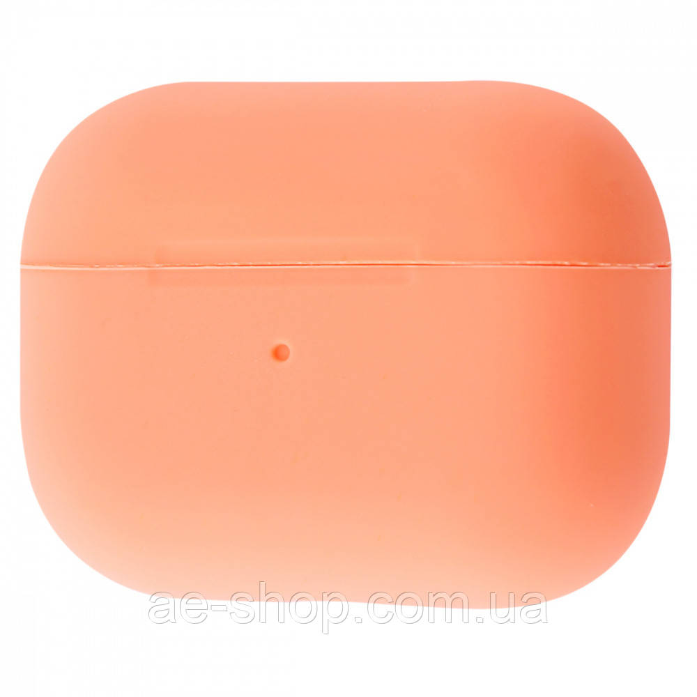 Чохол для AirPods Pro силіконовий персиковий в коробці