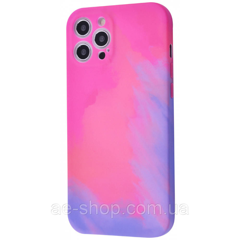 Чохол для Apple Iphone 12 Pro Max рожево-фіолетовий градієнт