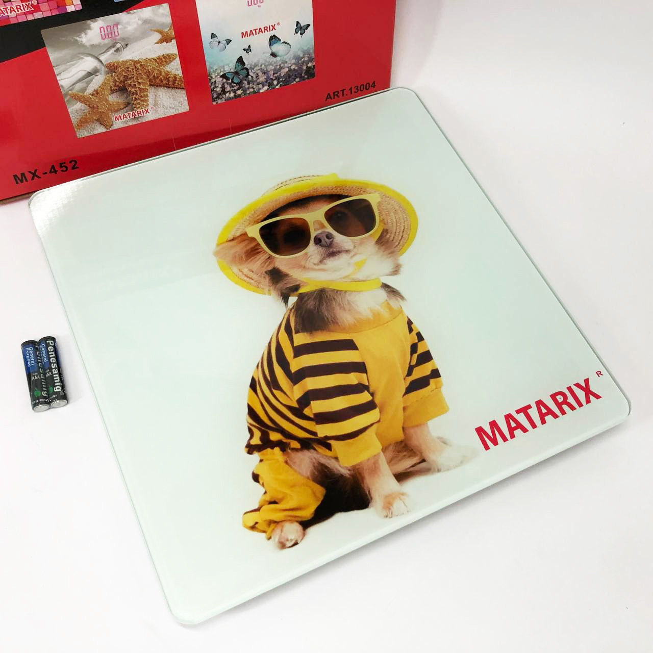 Ваги для підлоги MATARIX MX-452 180 кг, Ваги для вимірювання маси тіла, Електронні ваги пес, фото 1