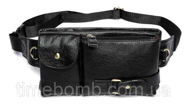 Сумка на пояс Vintage 14734 Чорна