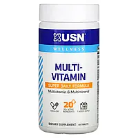 USN, мультивітаміни для щоденного застосування, 60 таблеток