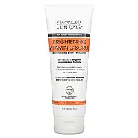 Advanced Clinicals, що освітлює скраб із вітаміном C, 237 мл (8 рідк. Унций)