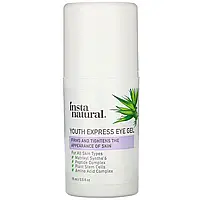 InstaNatural, експрес-гель для шкіри навколо очей, омолоджувальний, 15 мл (0,5 рідкий. унції)