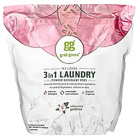 Grab Green, Капсули мийного засобу 3 в 1, Gardenia, 132 завантаження, 2112 г (4 фунти 10 унцій) в Україні оригінал