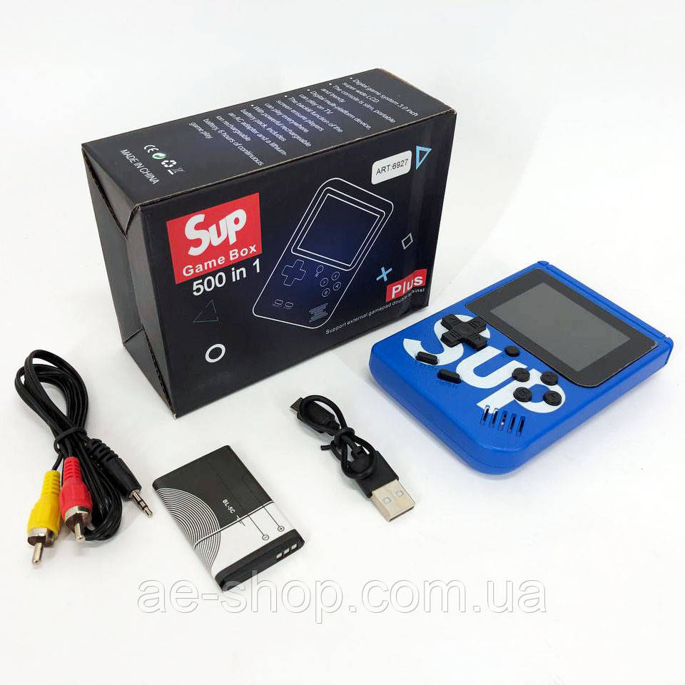 Ігрова приставка джойстиками Sup Game Box 500 ігор Перша ігрова приставка портативна